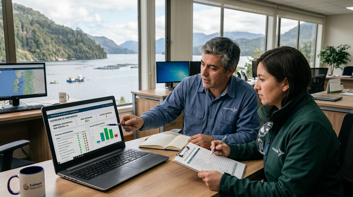 Acreditación contratistas salmoneras: guía 2026