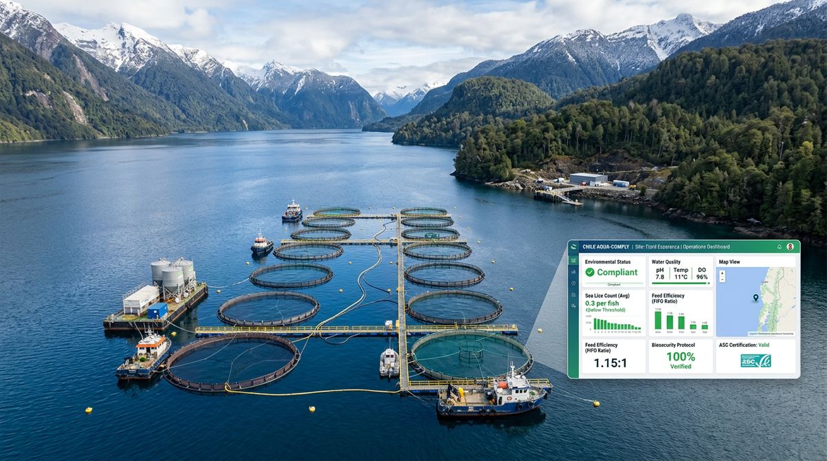 Plataformas de acreditación en salmoneras